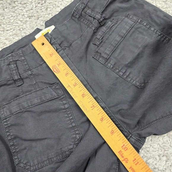 Maeve Pants Womens 26 Faded Black Flared Leg Midrise Twill - Picture 11 of 14